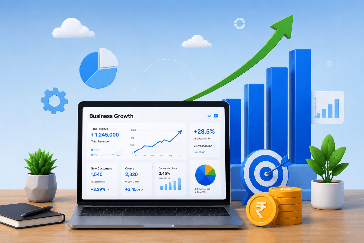 Grow your business online with a professional website